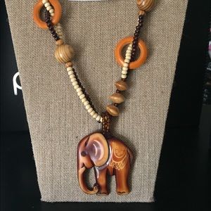 Wood necklace